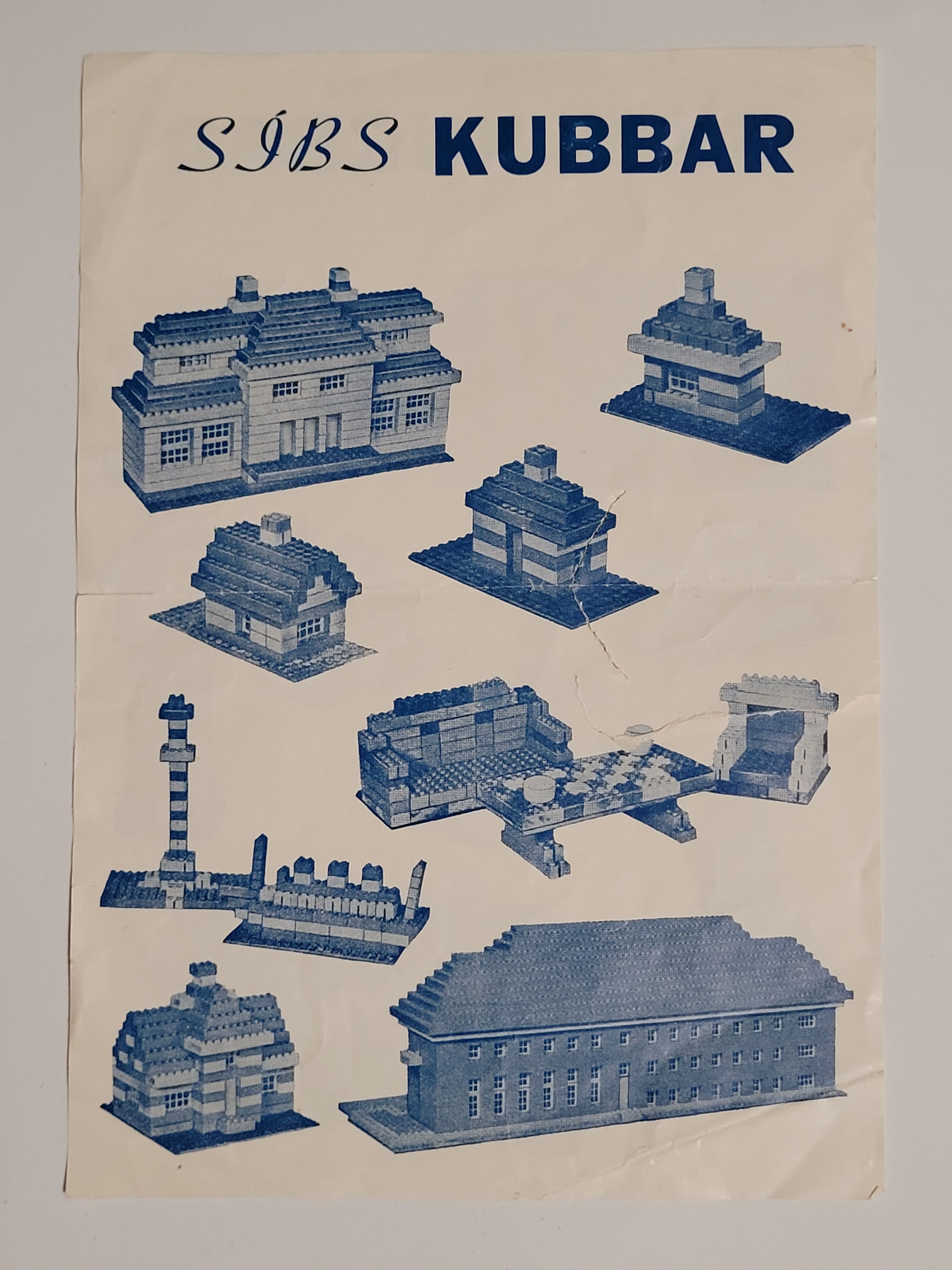 LEGO SIBS kubbar Iceland leaflet