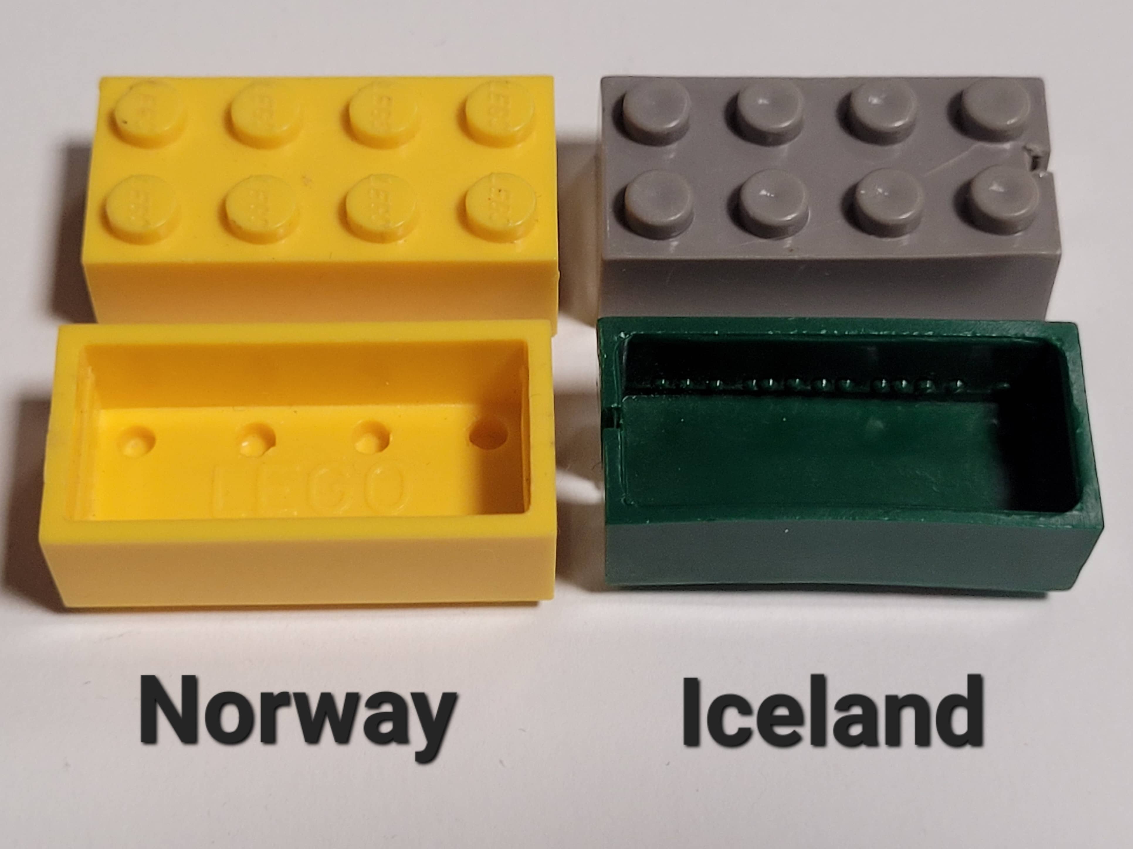 Norwegian and Icelandic LEGO bricks