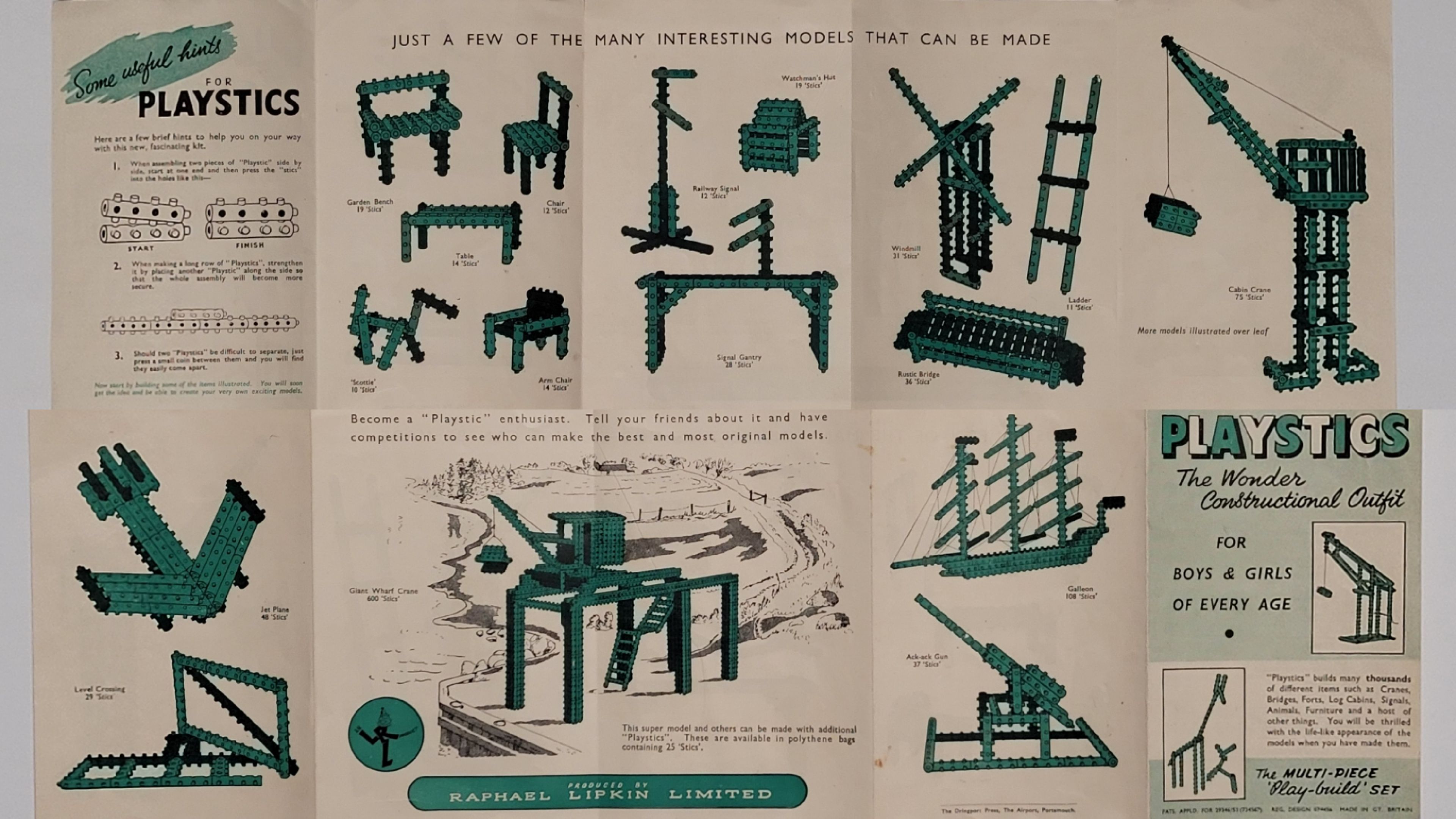 Playstics instructions