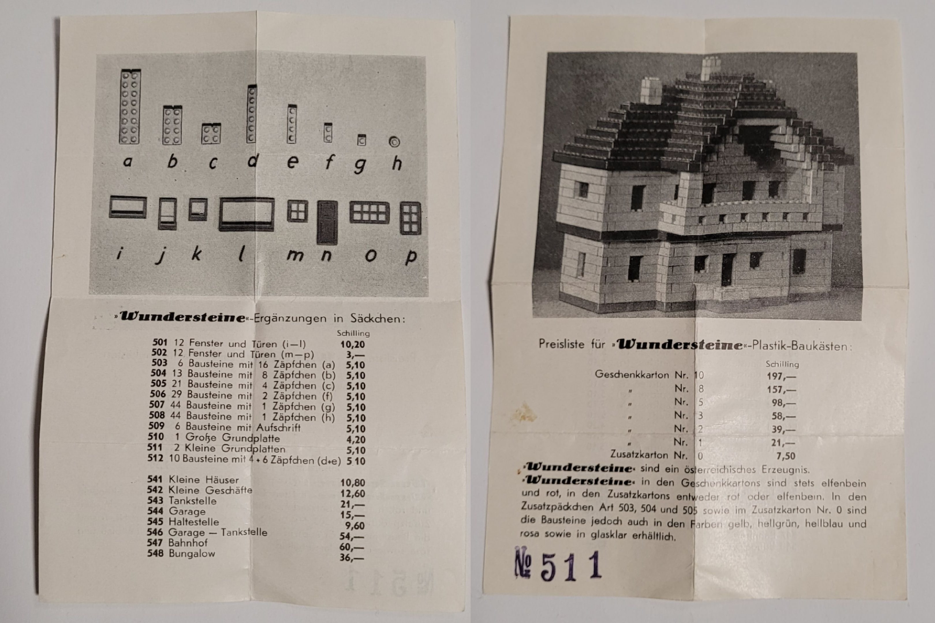 Wundersteine leaflet