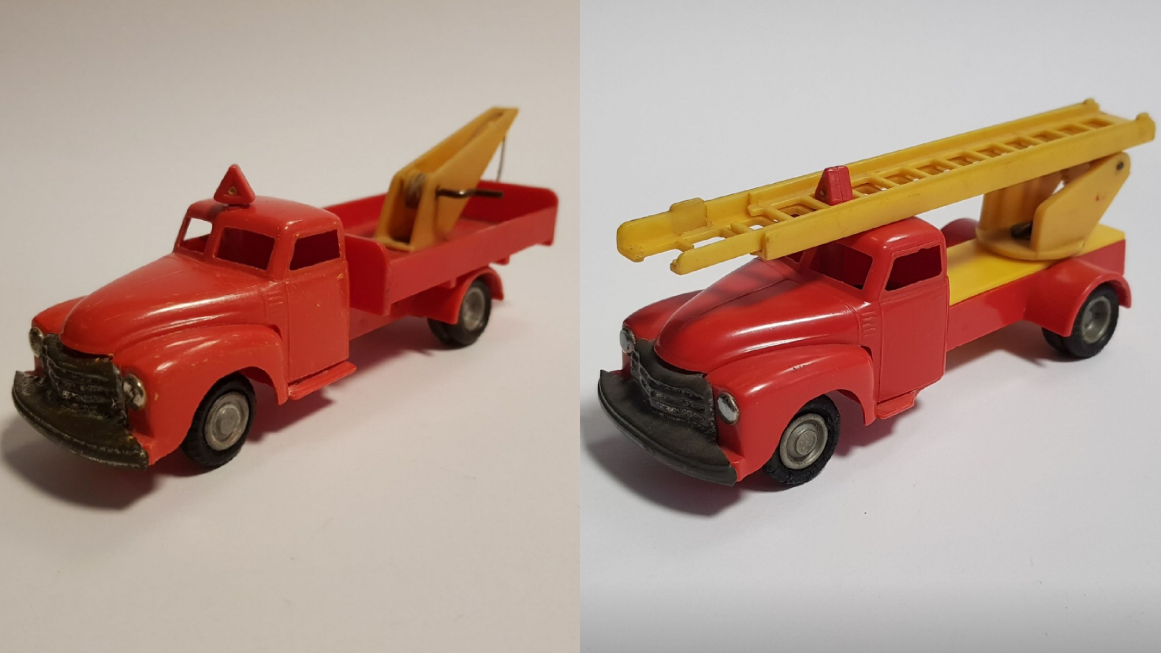Norwegian LEGO 1:43 Chevrolet fire and two truck