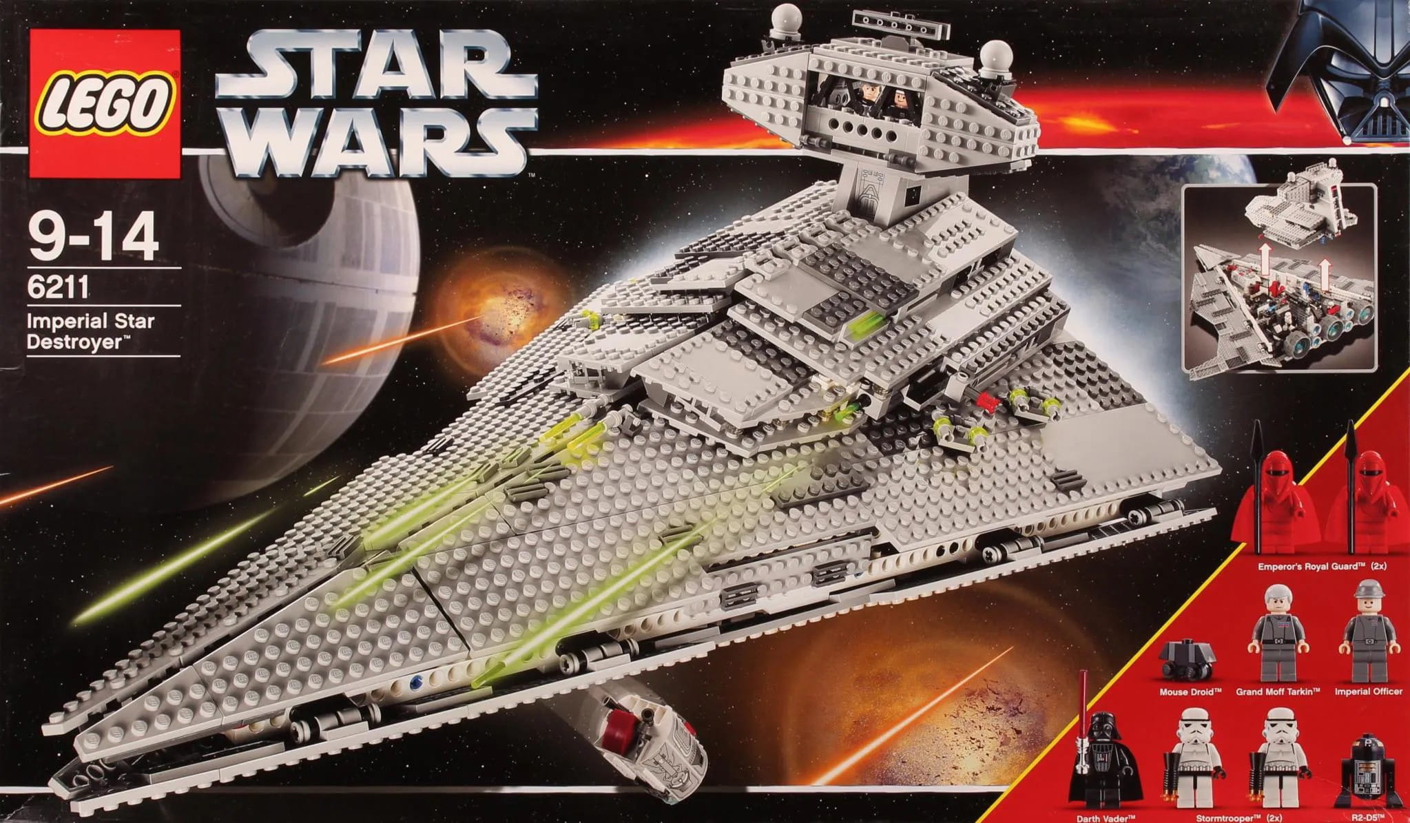 LEGO set 6211 Imperial Star Destroyer Box
