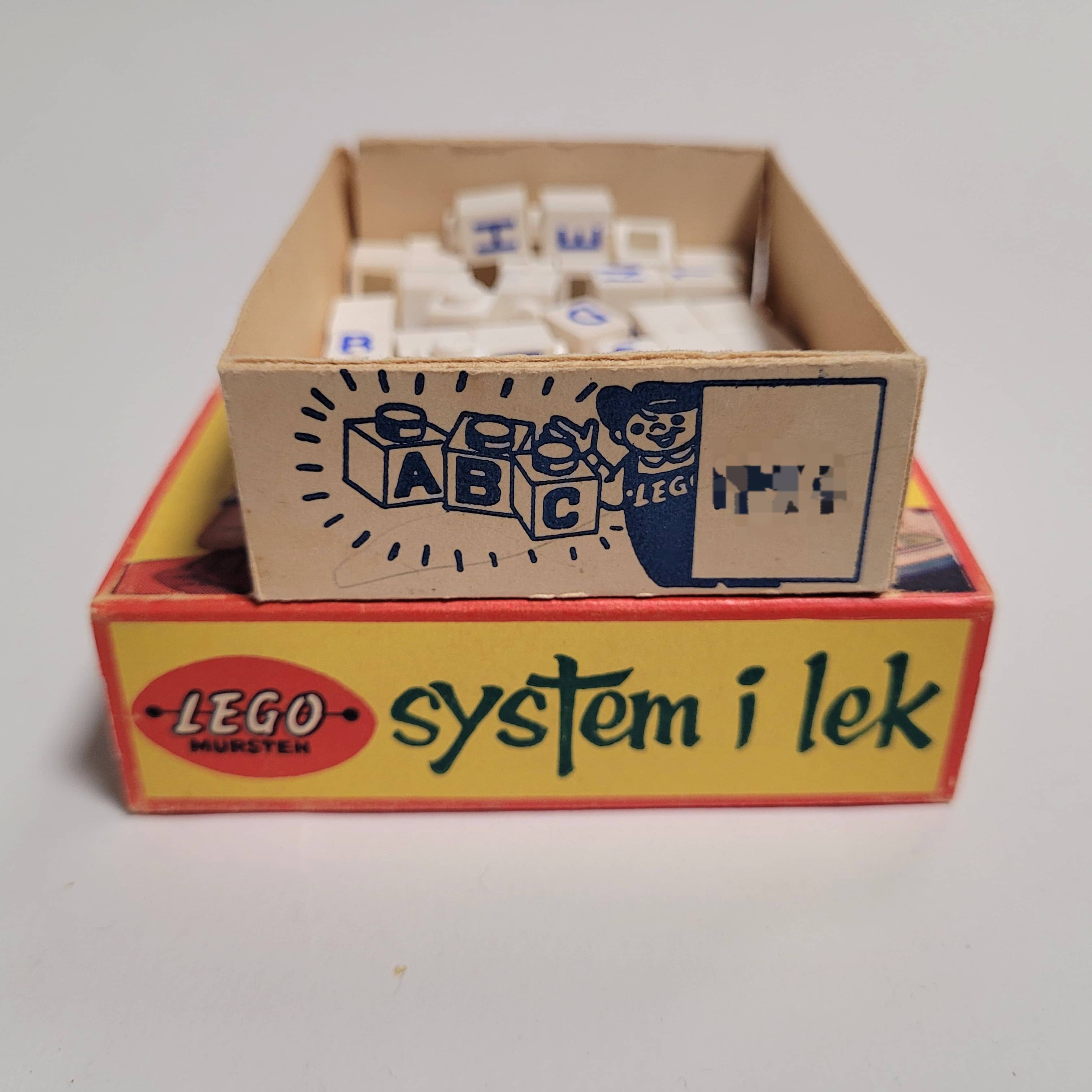 LEGO set 1234 in box with blurred number